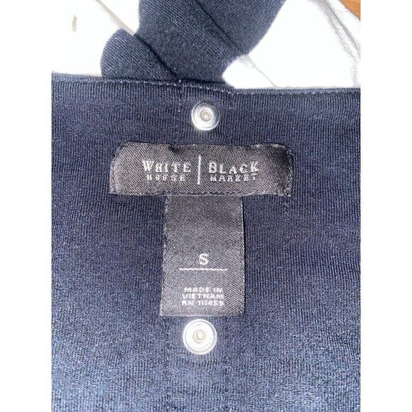 White House Black Market, women's striped boat neck short sleeve top size small - Picture 8 of 9